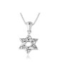 Sterling Silver Pendant Necklace Double S... | Jewish Gift from Israel