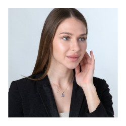 Sterling Silver Pendant Necklace Double S... | Jewish Gift from Israel