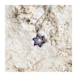 Sterling Silver Pendant Necklace Double S... | Jewish Gift from Israel