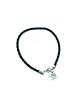 Black Braided Cord Kabbalah Bracelet with... | Jewish Gift from Israel