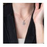 Sterling Silver Necklace Star of David Pendant Enc... | Jewish Pendant