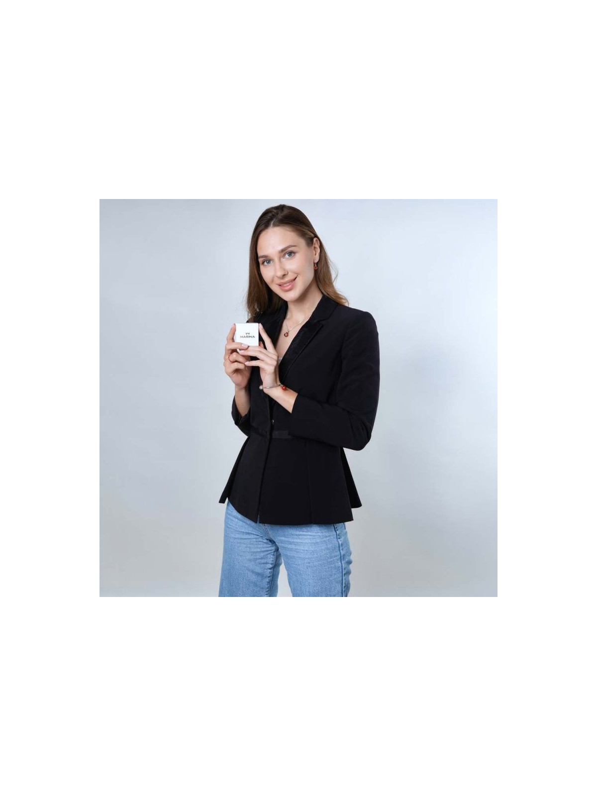 Sterling Silver Dangle Earrings Red Pomegranates | Earrings