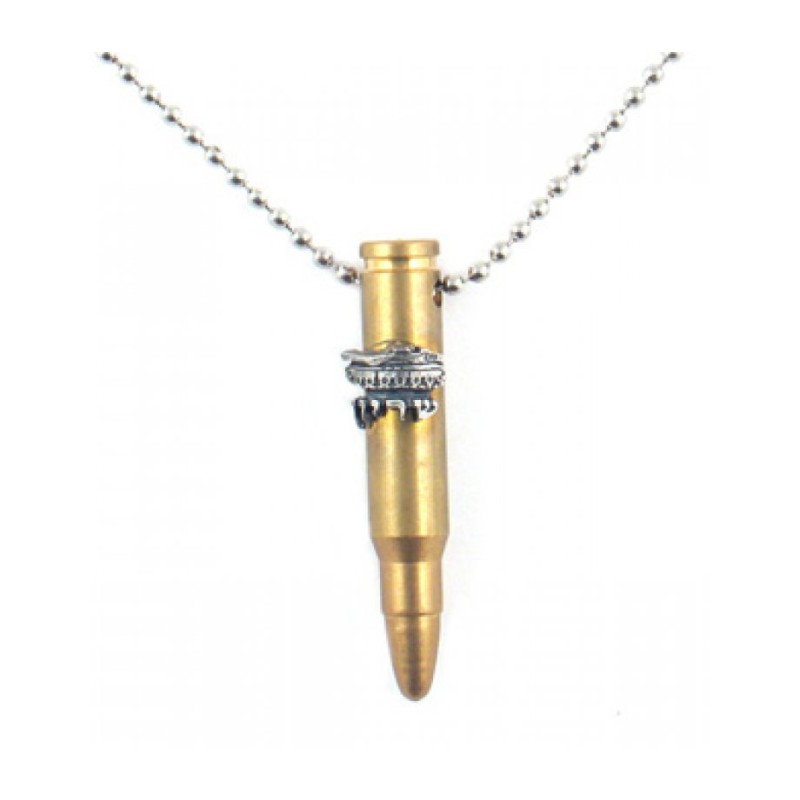 Necklace Bronze Israeli Army M 16 Rifle Bullet Penda... | Israeli Army
