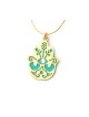 Hamsa Pendant Against the Evil Eye by S... | Chai Necklaces & Pendants