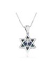 Sterling Silver Star of David Pendant Necklace Eil... | Jewish Pendant