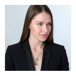 Sterling Silver Star of David Pendant Necklace Eil... | Jewish Pendant