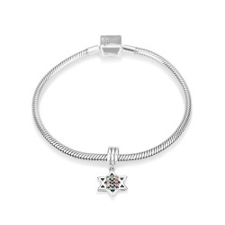 Silver Star of David Hoshen Bracelet Charm | Judaica Charms