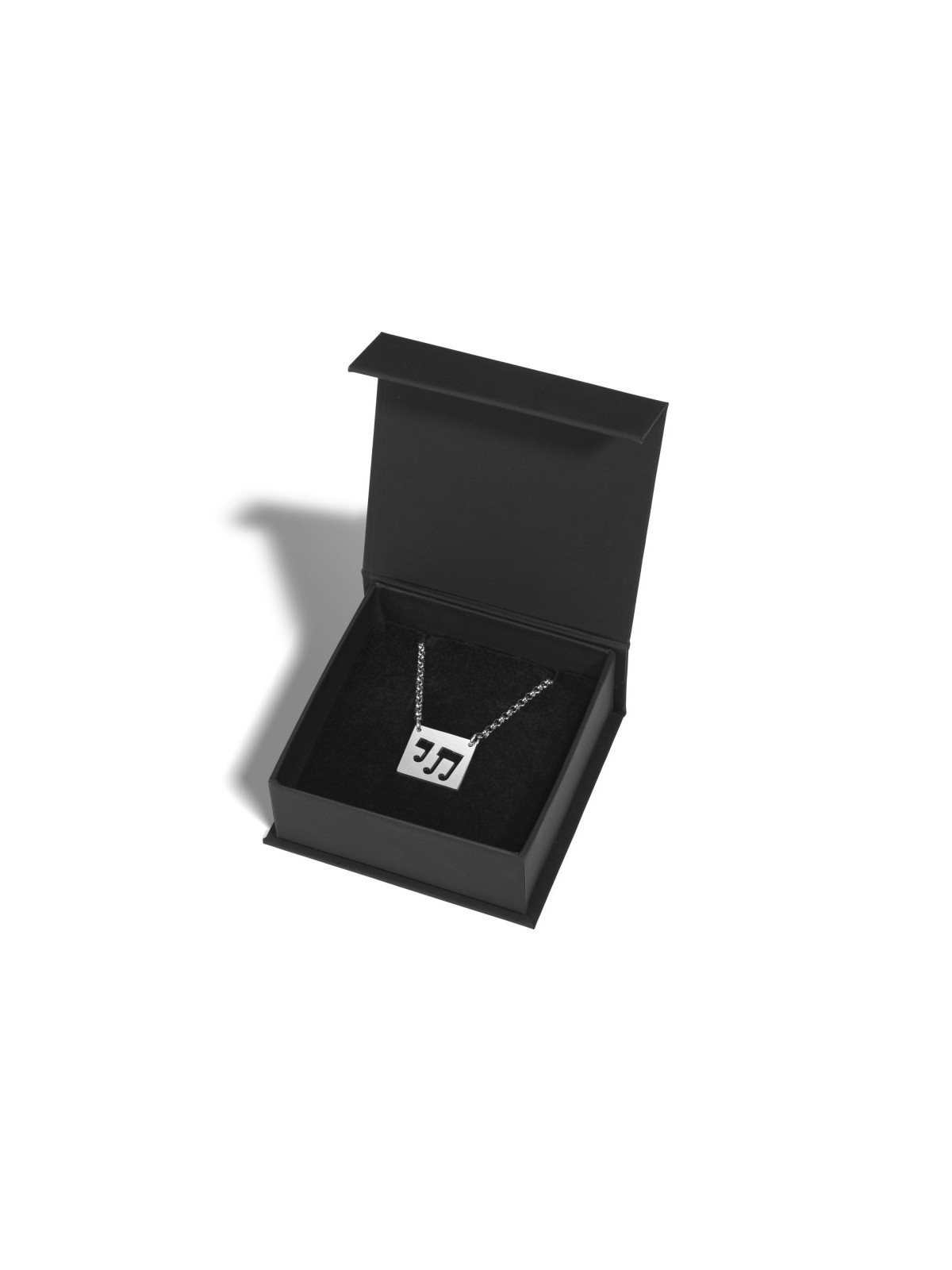 Adi Sidler Collier en acier inoxydable Notes de musique... | Pendentif juif