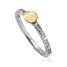 HaAri Silver and Gold Kabbalah Ring with Divine Name... | Jewish Rings