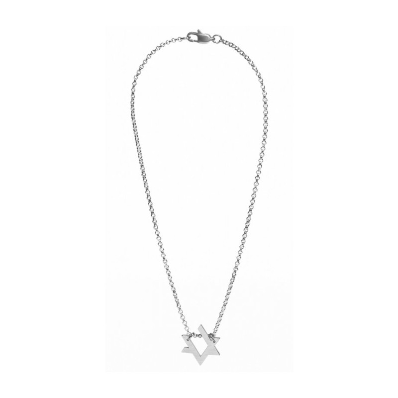 Adi Sidler Stainless Steel Necklace %96 Contempora... | Jewish Pendant