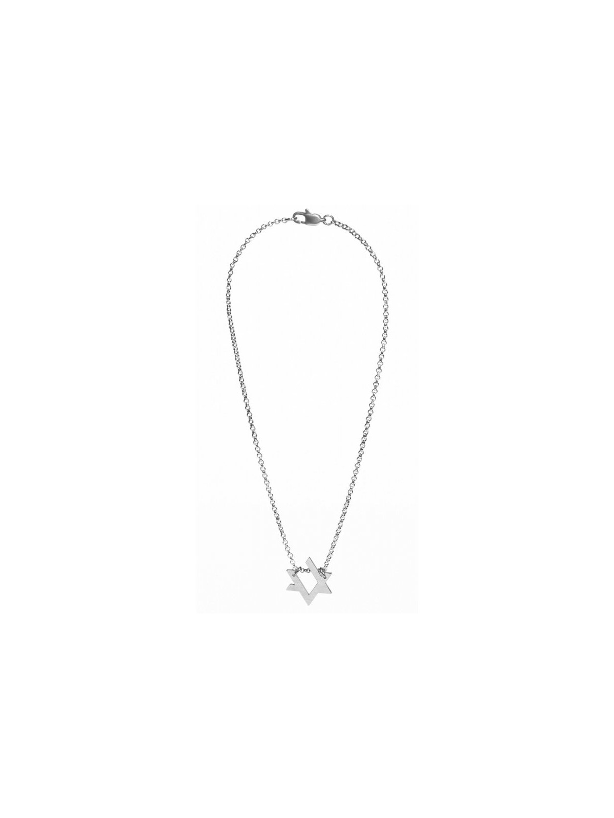 Adi Sidler Collier en acier inoxydable %96 Contempora... | Pendentif juif