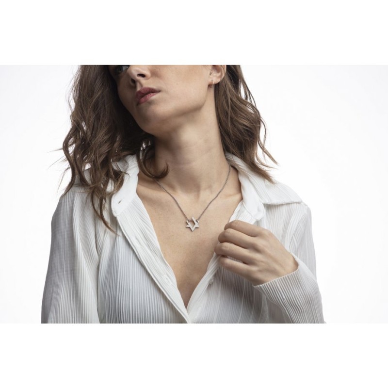 Adi Sidler Stainless Steel Necklace %96 Contempora... | Jewish Pendant