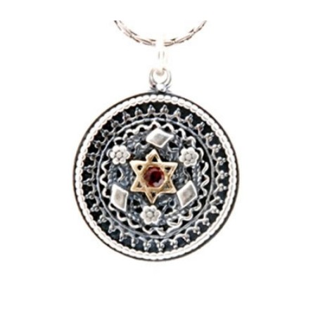 Silver Star of David Necklace by Golan St... | Jewish Gift from Israel