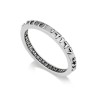 Sterling Silver Wedding Band Engraved with Ani Ledod... | Jewish Rings