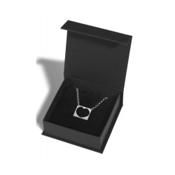 Adi Sidler Stainless Steel Necklace Cutout Open He... | Jewish Pendant