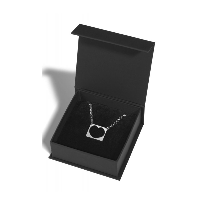 Adi Sidler Collier en acier inoxydable avec découpe et... | Pendentif juif