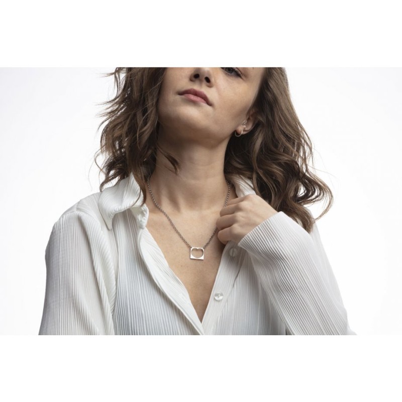 Adi Sidler Stainless Steel Necklace Cutout Open He... | Jewish Pendant