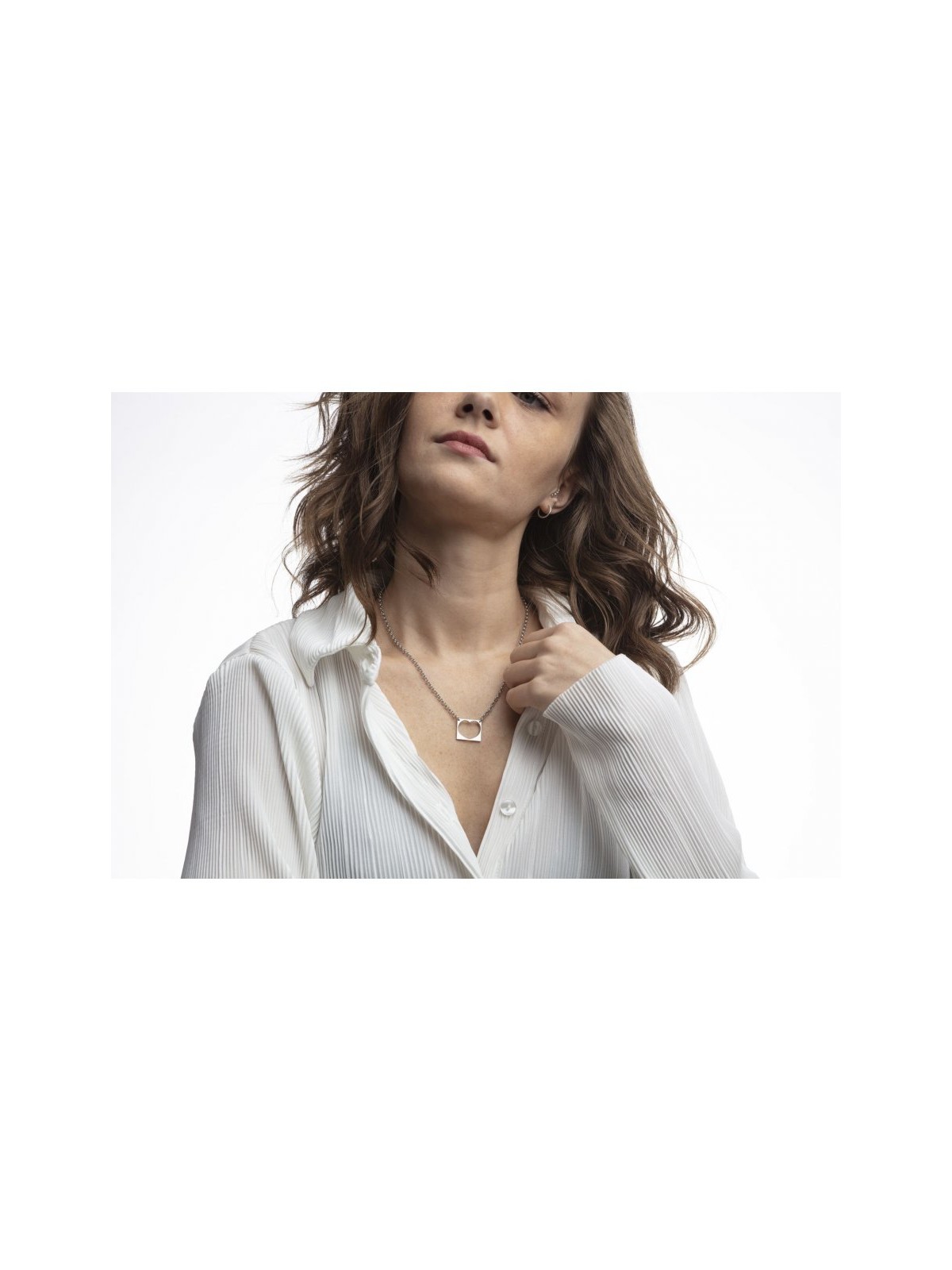 Adi Sidler Stainless Steel Necklace Cutout Open He... | Jewish Pendant