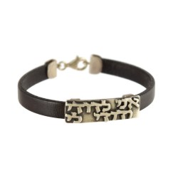 Studio Golan Leather Men Bracelet with Sterli... | Bracelets & Anklets