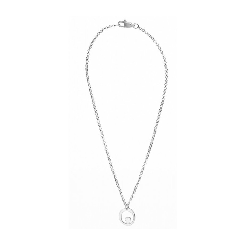 Adi Sidler Collier en acier inoxydable coeur en cercle... | Pendentif juif