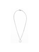 Adi Sidler Collier en acier inoxydable coeur en cercle... | Pendentif juif