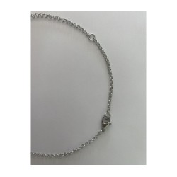 Adi Sidler Stainless Steel Necklace Vertical Lette... | Jewish Pendant