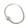925 Sterling Silver Bracelet for Charms with round... | Judaica Charms
