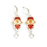Oriental Hamsa Earrings by Ester Shahaf | Earrings