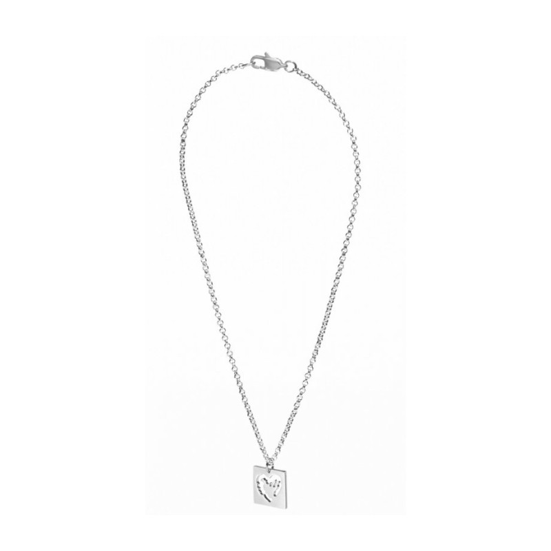 Adi Sidler Collier en acier inoxydable %96 Découpe Hea... | Pendentif juif