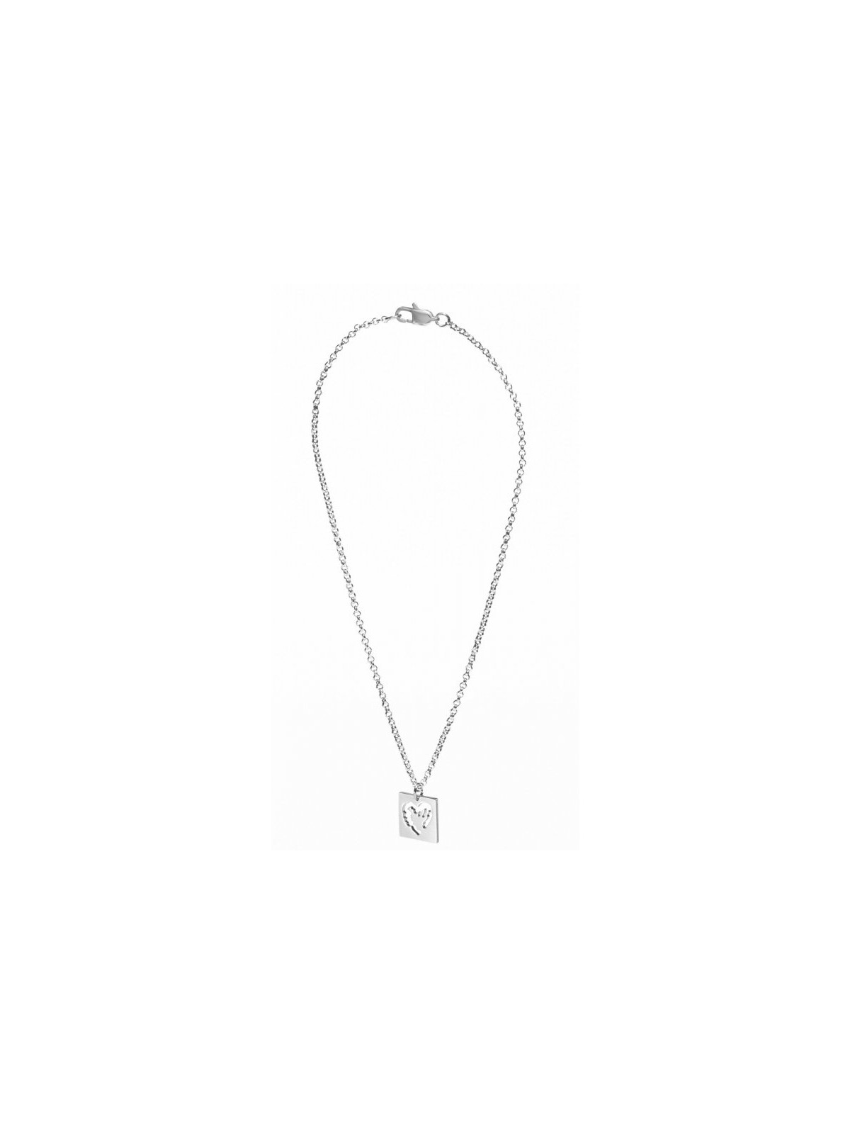 Adi Sidler Stainless Steel Necklace %96 Cutout Hea... | Jewish Pendant