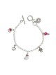 Star of David Bracelet Pink by Ester Shahaf | Bracelets & Anklets