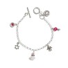Star of David Bracelet Pink by Ester Shahaf | Bracelets & Anklets
