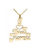Gold Filled I Love You English Name Necklace | Personalized Jewelry