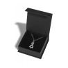Adi Sidler Stainless Steel Necklace with Double St... | Jewish Pendant