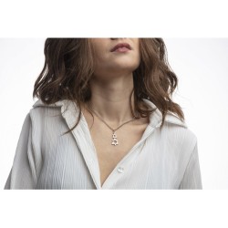 Adi Sidler Stainless Steel Necklace with Double St... | Jewish Pendant