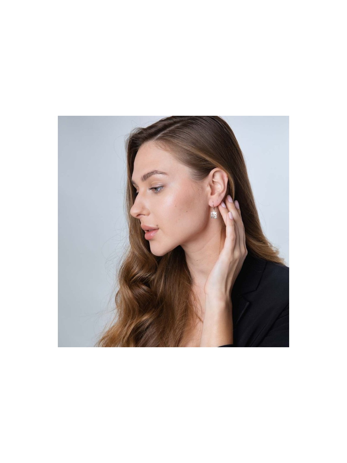 Sterling Silver Leverback Earrings Ahava Love | Earrings