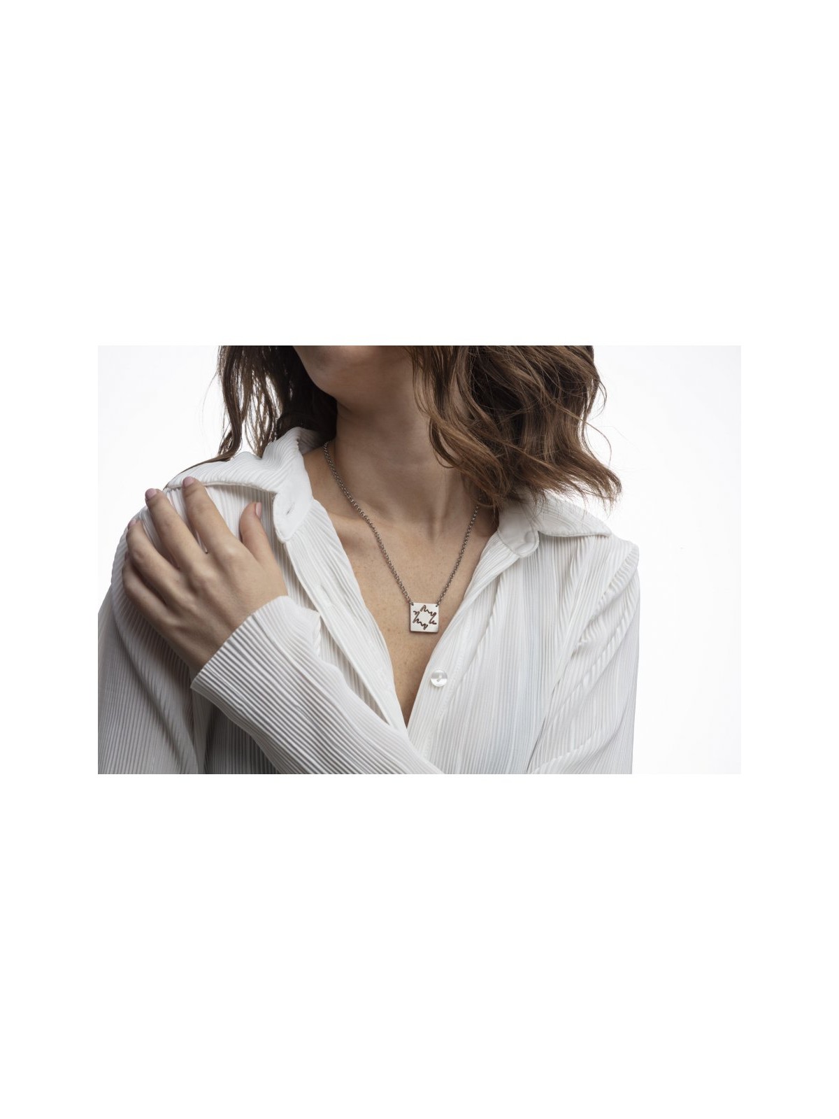 Adi Sidler Collier en acier inoxydable Dancing Star o... | Pendentif juif