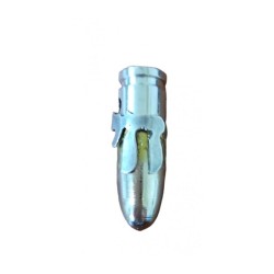 Collier Pendentif Bullet en Argent de l'Armée Israélienne avec Cha... | Armée israélienne