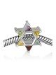 Sterling Silver Colorful Star of David Charm | Judaica Charms