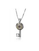 Pendentif clé avec chrysobéryl pour Prosperity Ka... | Colliers par HaAri