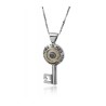 Key Pendant with Chrysoberyl for Prosperity Ka... | Necklaces by HaAri