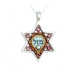 Pendentif étoile de David par Ester Shahaf... | Colliers par Esther Shahaf
