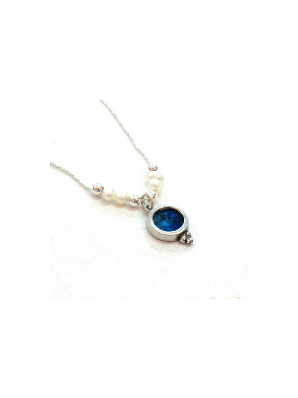 Collier de perles d'eau douce Michal Kirat avec... | Colliers en verre romain