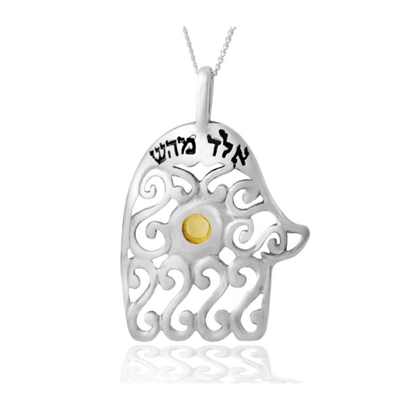 Kabbalah Hamsa Necklace for Health and Protection | Necklaces by HaAri