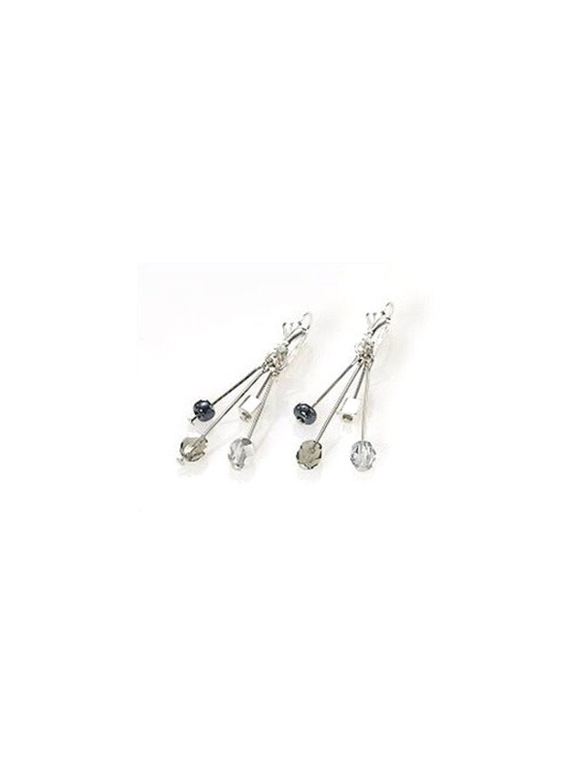 Silver Sparks Earrings by Edita | Israeli Fashion Jewelry