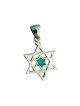 Star of David inside Star of David Silver... | Jewish Gift from Israel