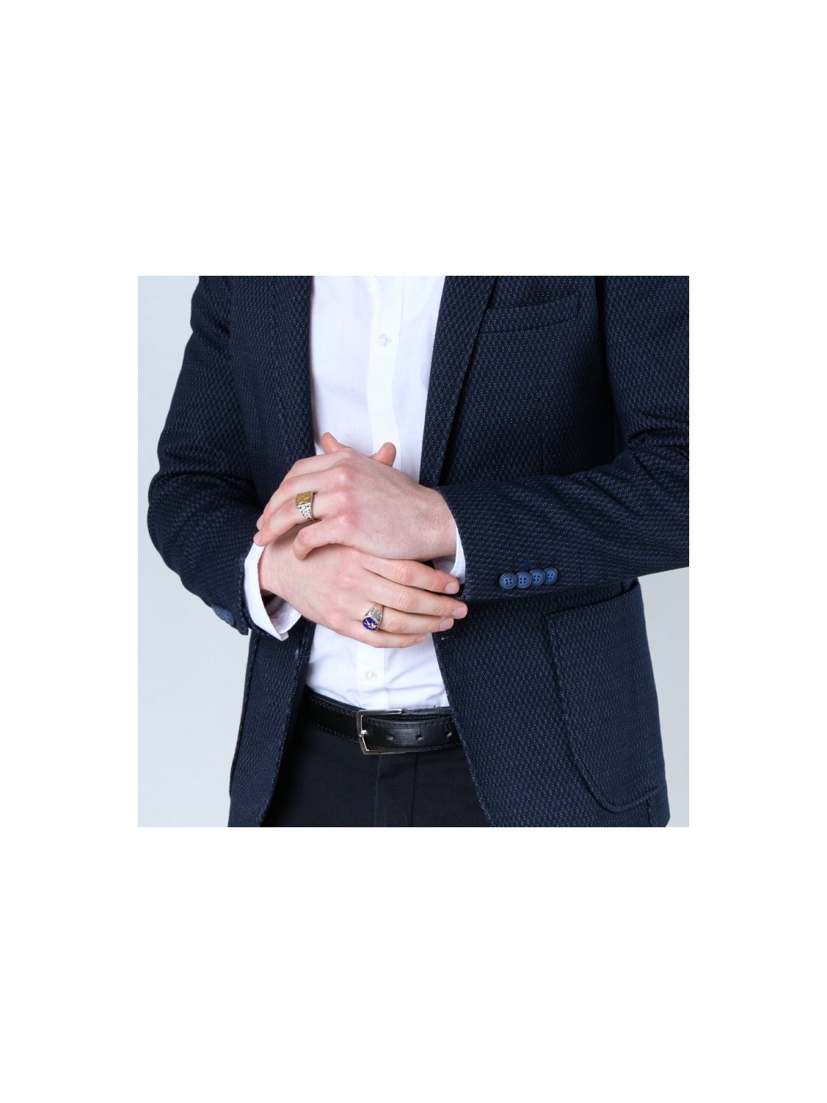 Bague homme en argent sterling et plaqué or avec lion... | Anneaux juifs