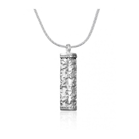 Sterling Silver Mezuzah Pendant Necklace ... | Jewish Gift from Israel