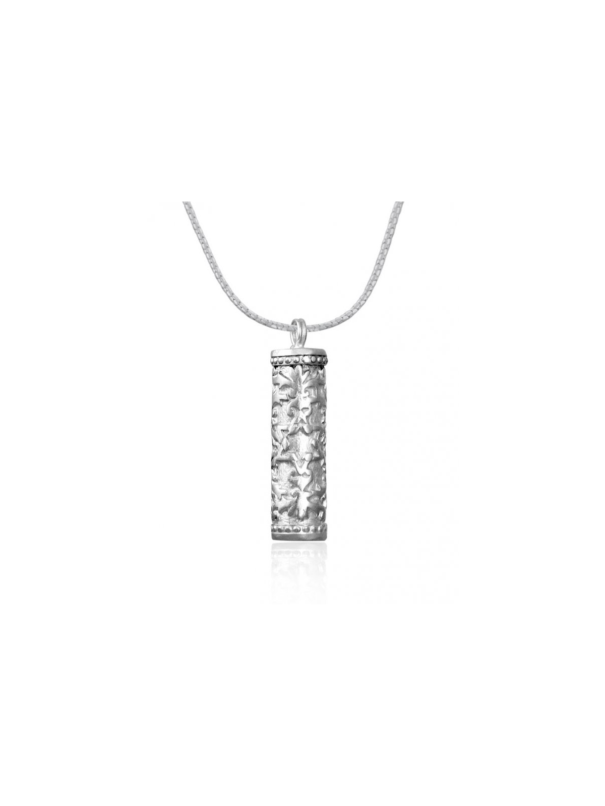 Sterling Silver Mezuzah Pendant Necklace ... | Jewish Gift from Israel