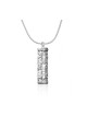 Collier pendentif Mezouza en argent sterling... | Cadeau juif d'Israël